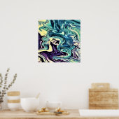 抽象芸術カラー勉強298, ポスター (キッチン)