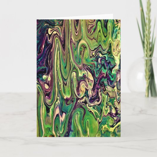 抽象芸術カラー勉強299、カード カード (正面)