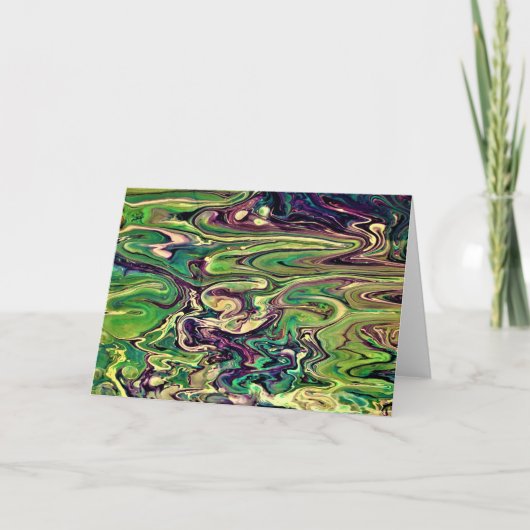 抽象芸術カラー勉強299、カード カード (正面)