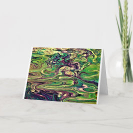 抽象芸術カラー勉強299、カード カード