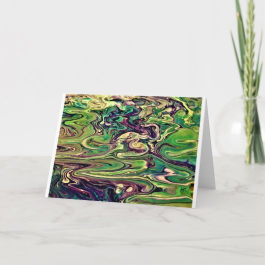 抽象芸術カラー勉強299、カード カード (正面)