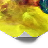 抽象芸術カラー勉強2, ポスター (角)