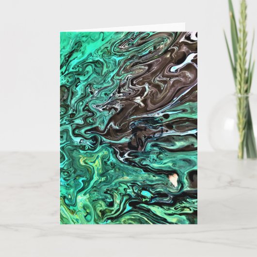 抽象芸術カラー勉強300、カード カード (正面)