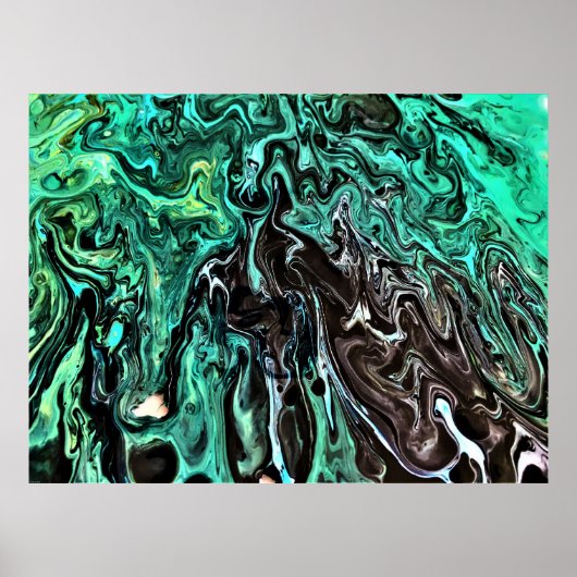 抽象芸術カラー勉強300、 ポスター (正面)