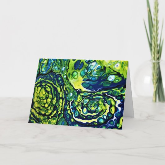 抽象芸術カラー勉強301、カード カード (正面)