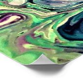 抽象芸術カラー勉強301、 ポスター (角)