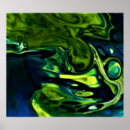 抽象芸術カラー勉強302、 ポスター