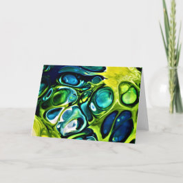 抽象芸術カラー勉強303、カード カード