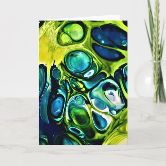 抽象芸術カラー勉強303、カード カード (正面)