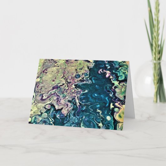 抽象芸術カラー勉強303、カード カード (正面)