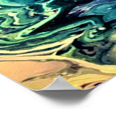 抽象芸術カラー勉強303、 ポスター (角)