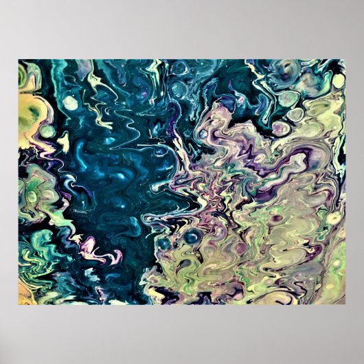 抽象芸術カラー勉強303、 ポスター (正面)