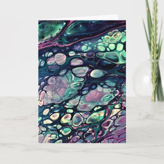 抽象芸術カラー勉強304、カード カード (正面)