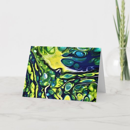 抽象芸術カラー勉強304、カード カード (正面)