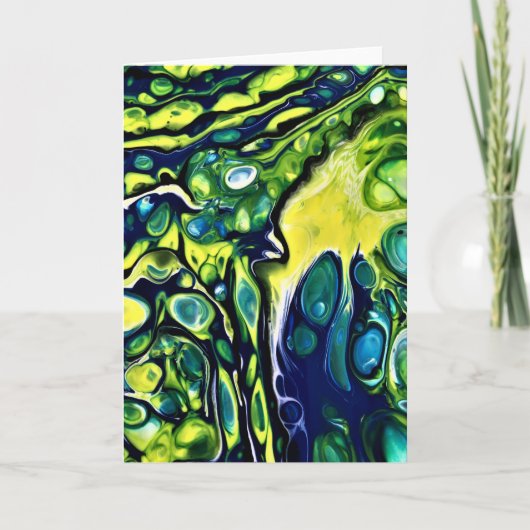 抽象芸術カラー勉強304、カード カード (正面)