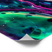 抽象芸術カラー勉強304、 ポスター (角)