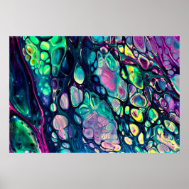 抽象芸術カラー勉強304、 ポスター