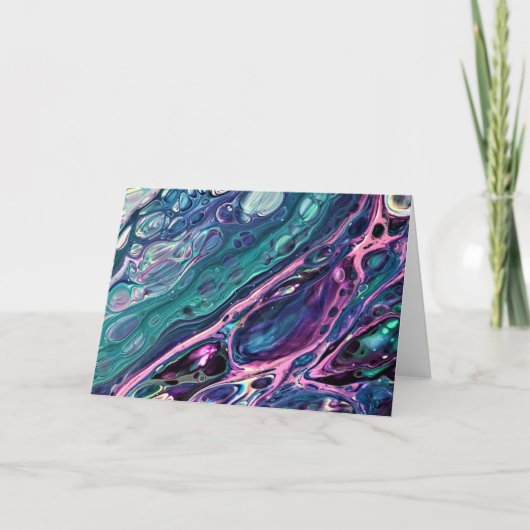 抽象芸術カラー勉強305、カード カード (正面)