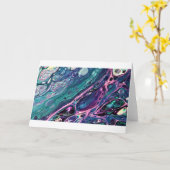 抽象芸術カラー勉強305、カード カード (黄色い花)