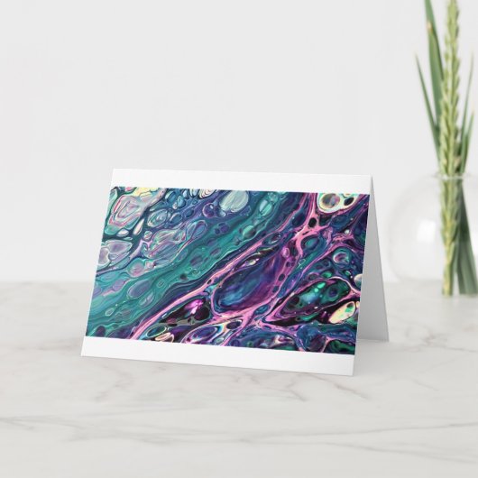 抽象芸術カラー勉強305、カード カード (正面)