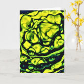 抽象芸術カラー勉強305、カード カード (黄色い花)