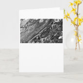 抽象芸術カラー勉強305 / Noir，カード カード (黄色い花)