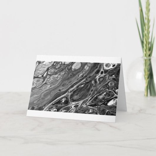 抽象芸術カラー勉強305 / Noir，カード カード (正面)