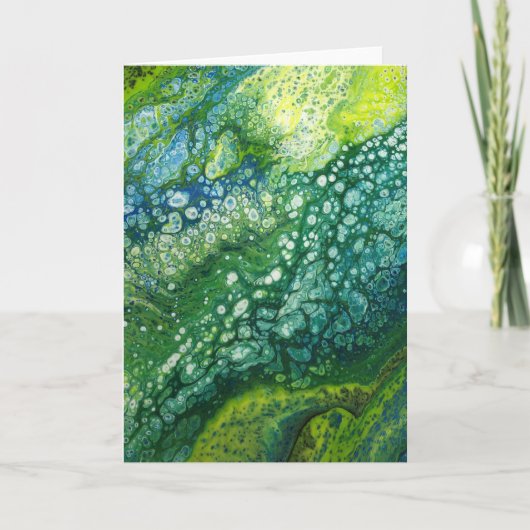 抽象芸術カラー勉強307、カード カード (正面)