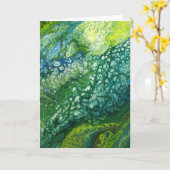 抽象芸術カラー勉強307、カード カード (黄色い花)