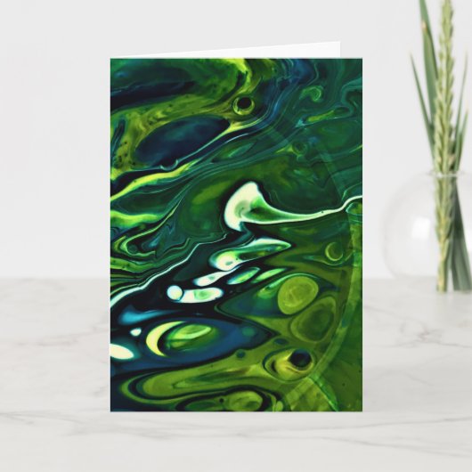 抽象芸術カラー勉強309、カード カード (正面)