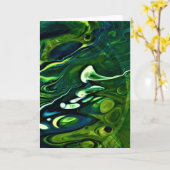 抽象芸術カラー勉強309、カード カード (黄色い花)