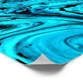 抽象芸術カラー勉強30、 ポスター (角)