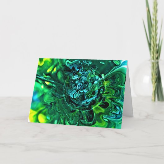 抽象芸術カラー勉強310、カード カード (正面)