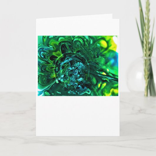 抽象芸術カラー勉強310、カード カード (正面)