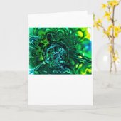 抽象芸術カラー勉強310、カード カード (黄色い花)