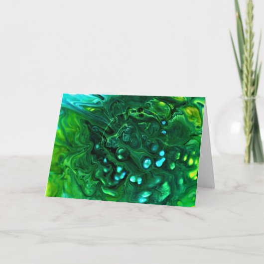 抽象芸術カラー勉強312、カード カード (正面)