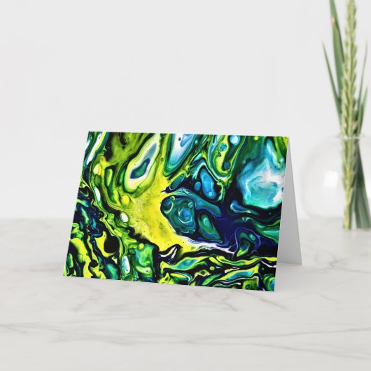 抽象芸術カラー勉強313、カード カード (正面)