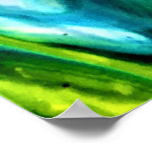 抽象芸術カラー勉強313、 ポスター (角)