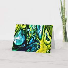 抽象芸術カラー勉強314、カード カード