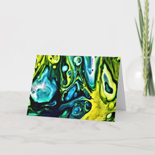 抽象芸術カラー勉強314、カード カード (正面)