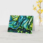 抽象芸術カラー勉強315、カード カード (黄色い花)