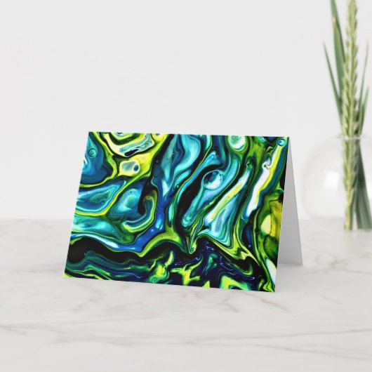 抽象芸術カラー勉強315、カード カード (正面)