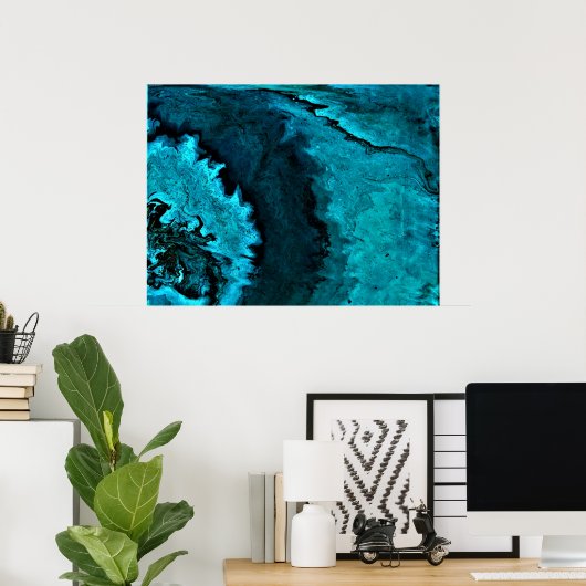 抽象芸術カラー勉強31, ポスター (ホームオフィス)