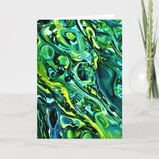 抽象芸術カラー勉強320、カード カード (正面)