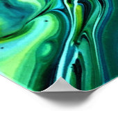 抽象芸術カラー勉強320、 ポスター (角)