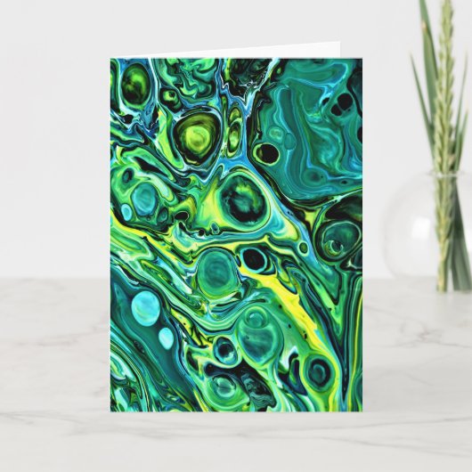 抽象芸術カラー勉強323、カード カード (正面)