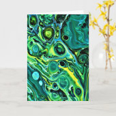 抽象芸術カラー勉強323、カード カード (黄色い花)