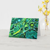 抽象芸術カラー勉強323、カード カード (黄色い花)