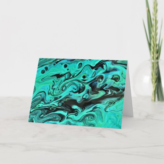 抽象芸術カラー勉強324、カード カード (正面)