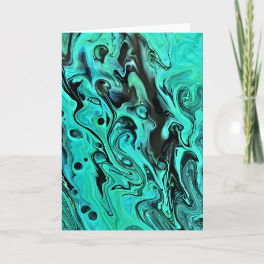 抽象芸術カラー勉強324、カード カード (正面)